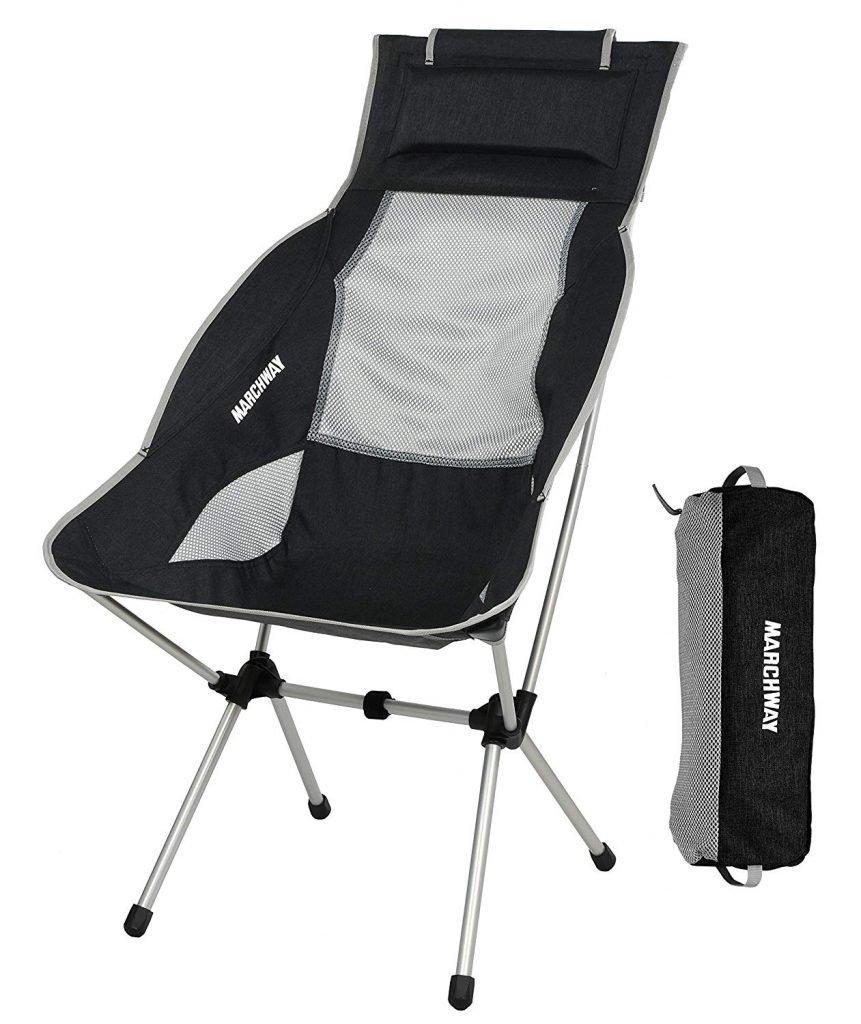 MARCHWAY High Back Camping Chair 