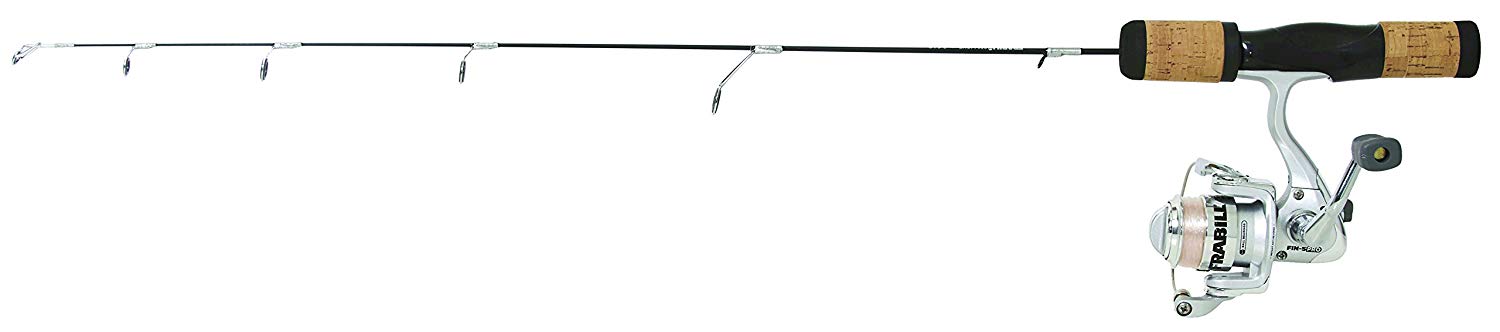 Frabill Fin-S Pro 30-Inch Medium Ice Fishing Rod and Reel Combo